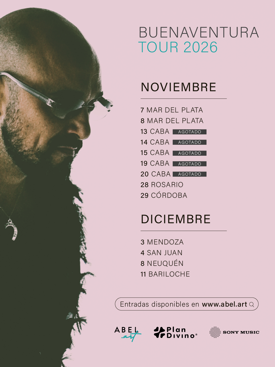 Abel Pintos presenta Buenaventura Tour 2026