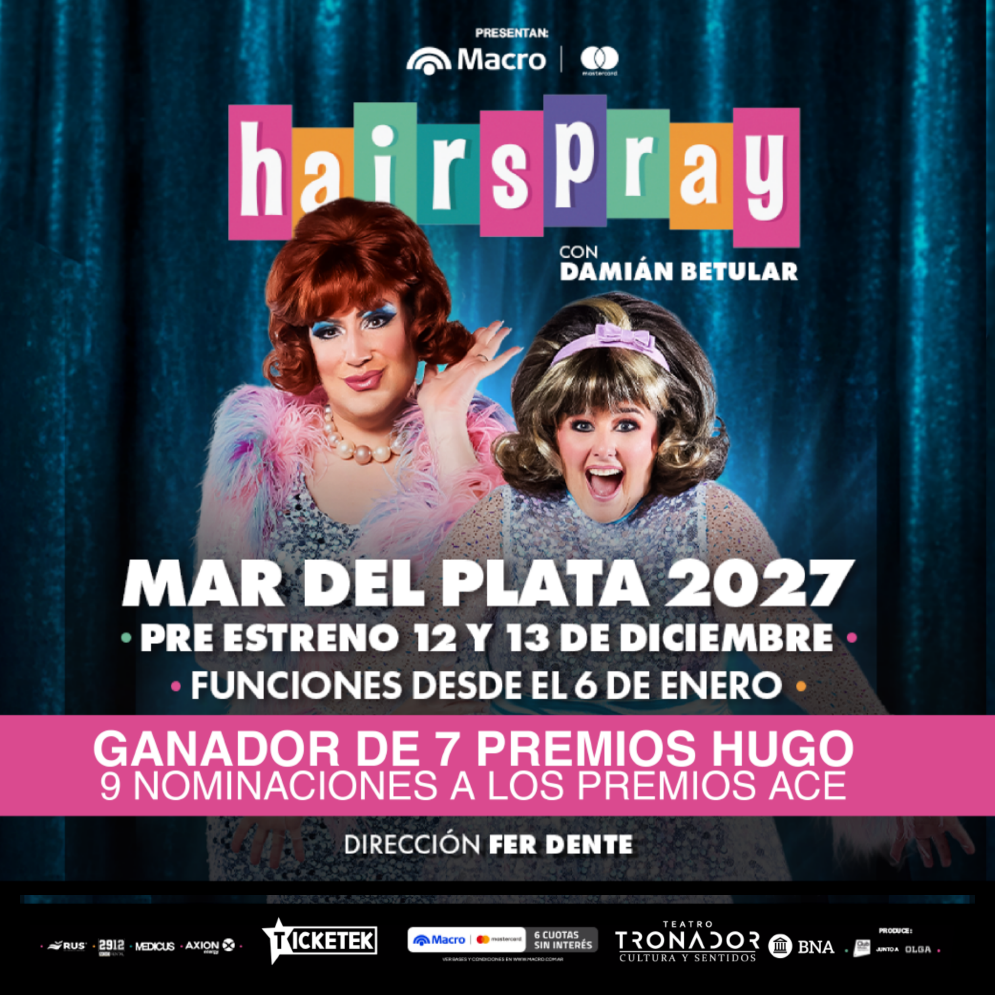 HAIRSPRAY VERANO 2027
